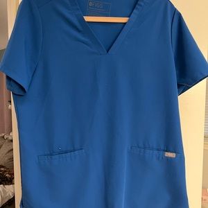 Galaxy Blue FIGS top